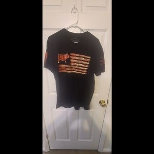Grunt Style American Bacon Flag Shirt